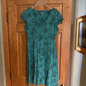 Toad & Co Rosemarie Capped Sleeve V-Neck Dress (size M)